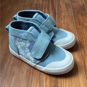 Toddler denim sneakers
